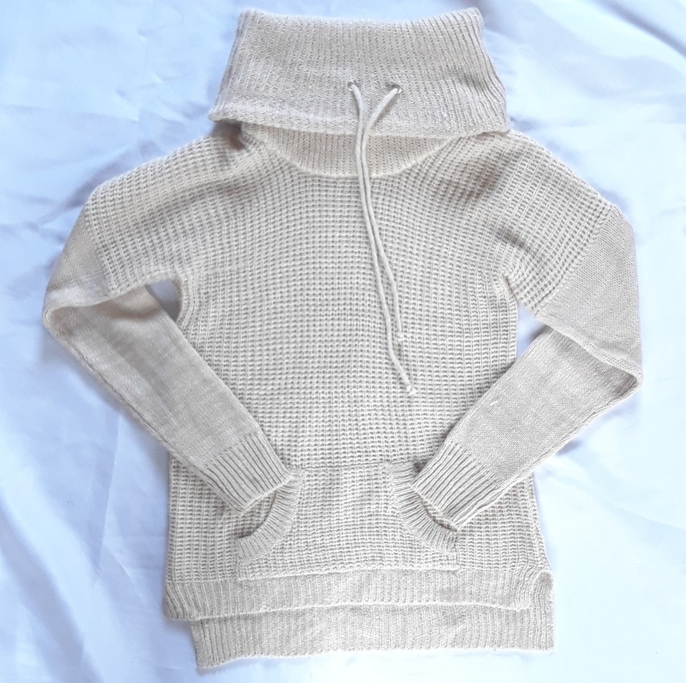 PLANET GOLD Knit Cowl neck Sweater L